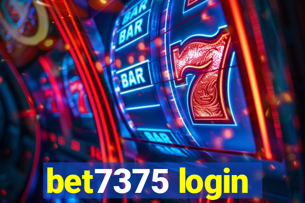 bet7375 login